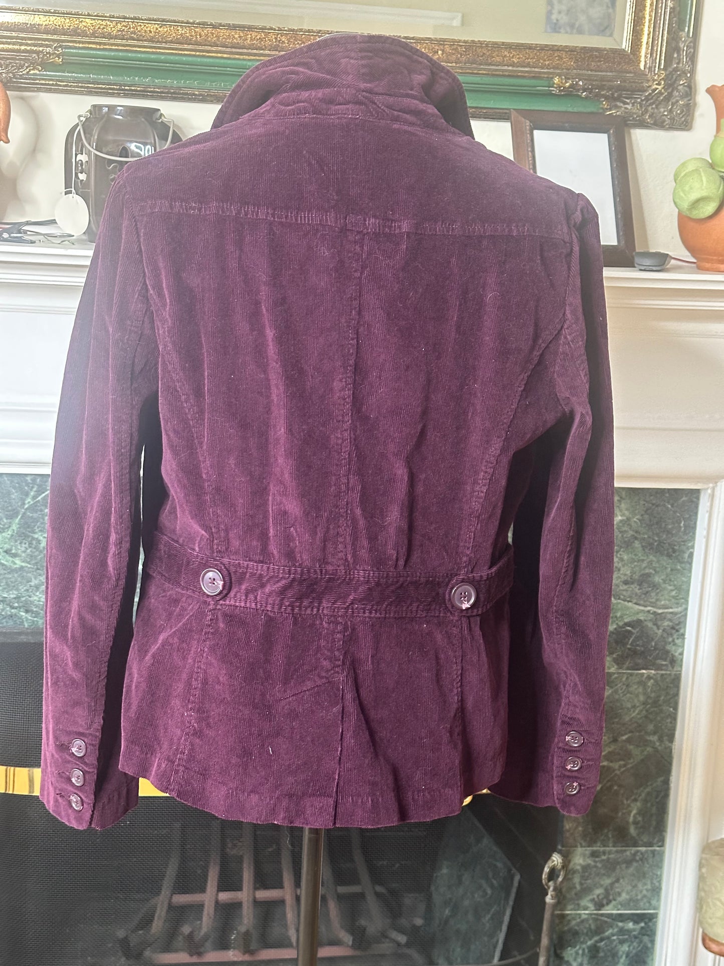 St John's Bay purple corduroy blazer sz XL