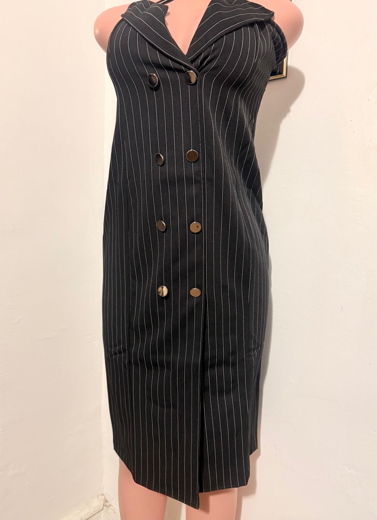 Favlux Black strip dress