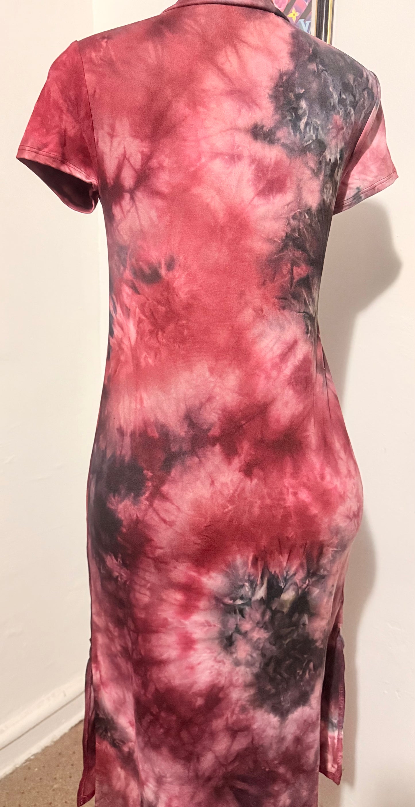 Magnolia tie die dress Sz M NWT