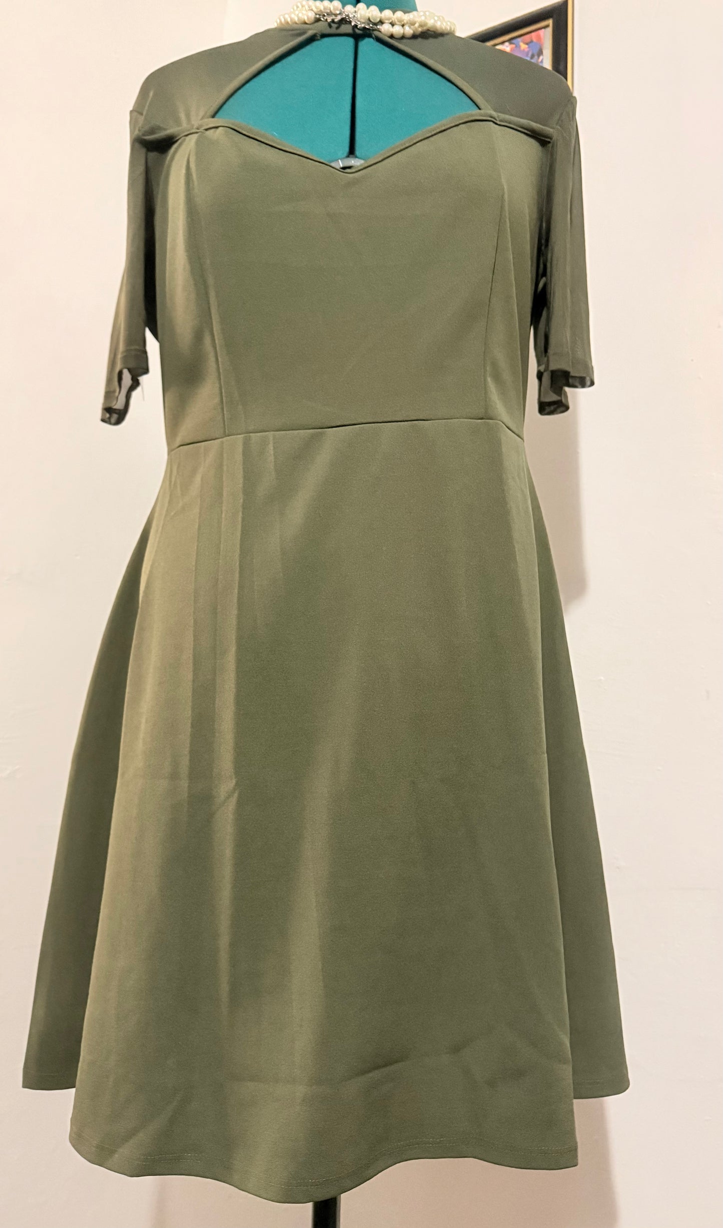 Glow Passion hunter Green dress Sz 3X