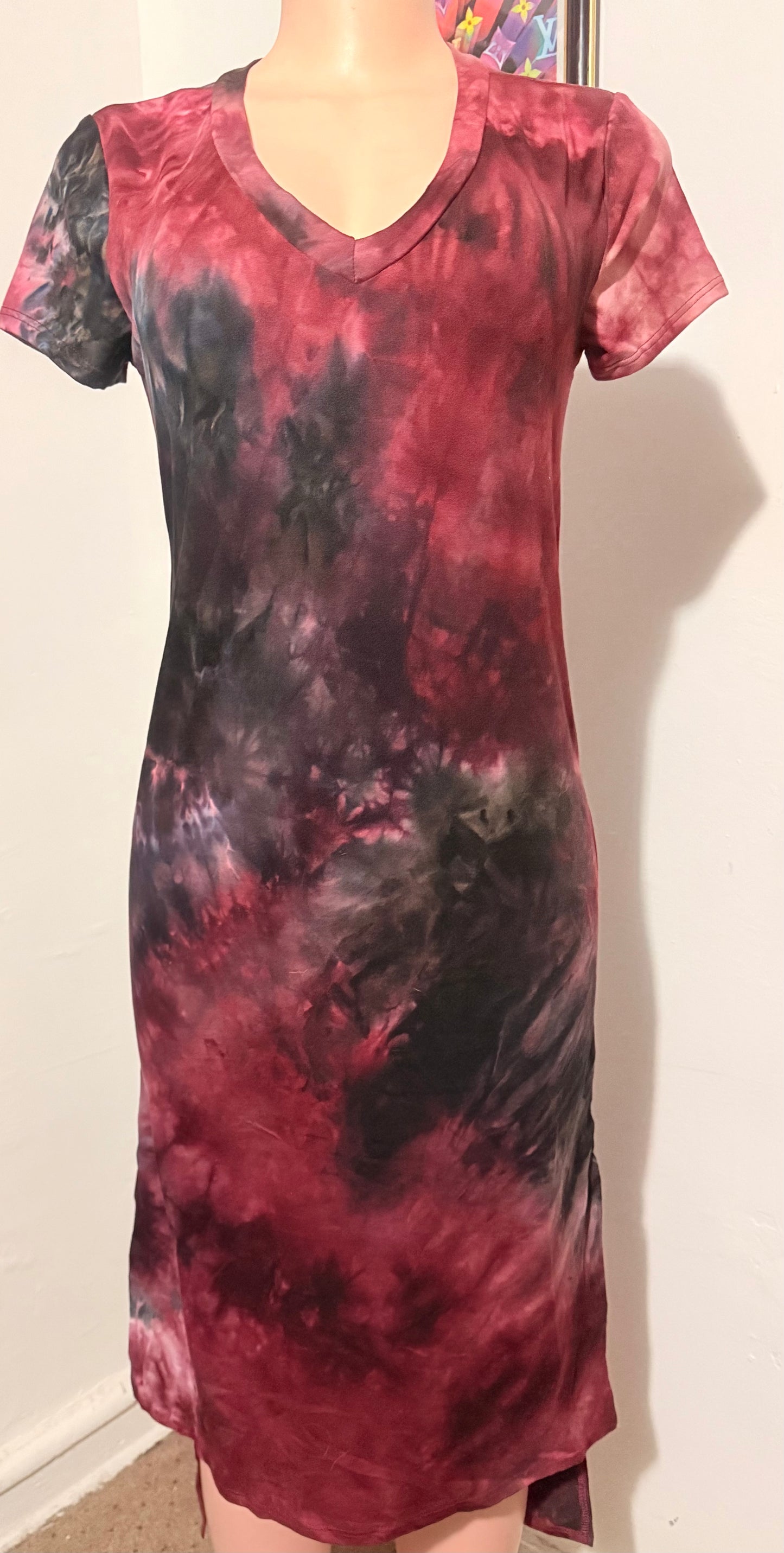 Magnolia tie die dress Sz M NWT