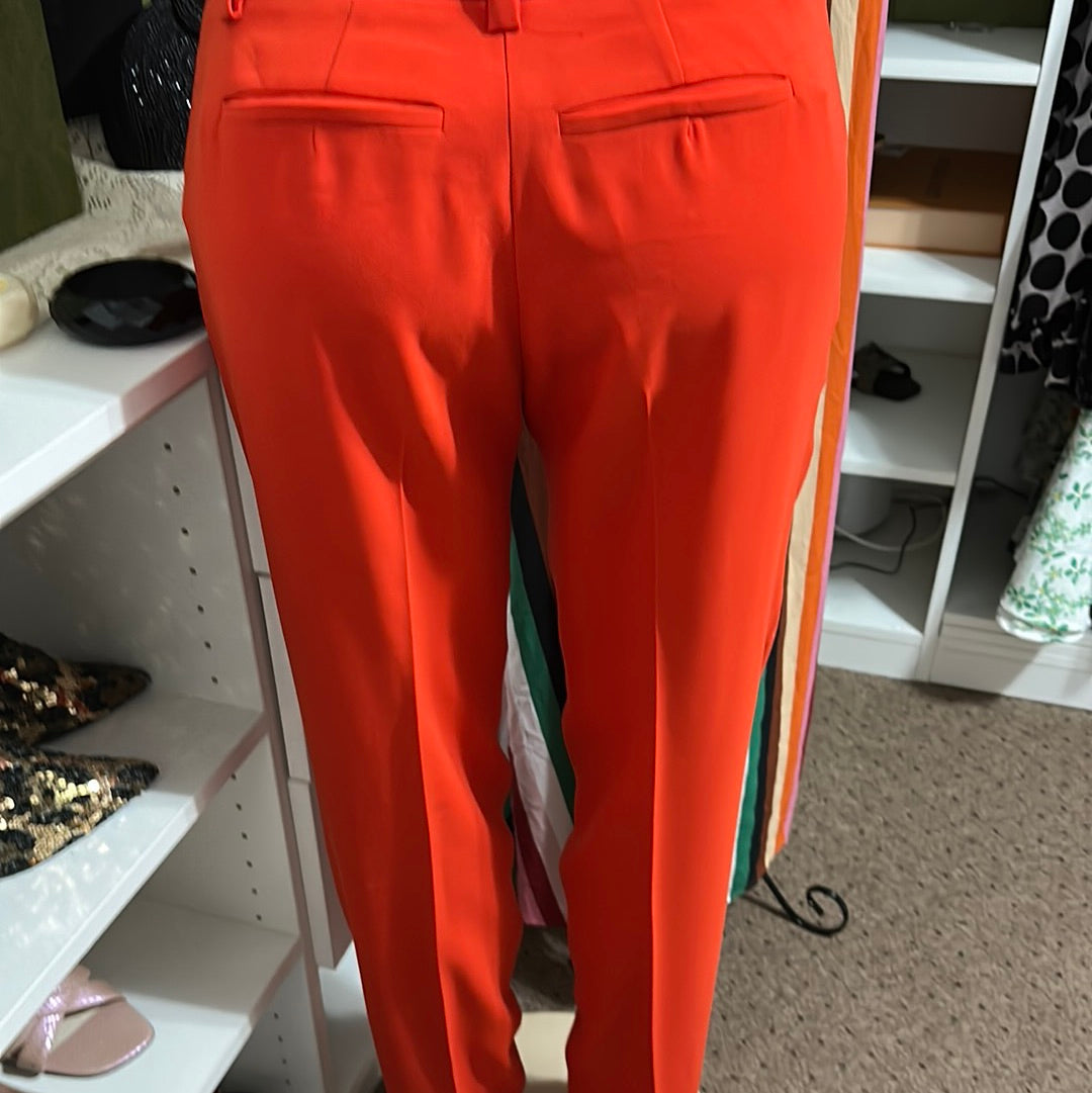 Trina Turk orange pants Sz 8