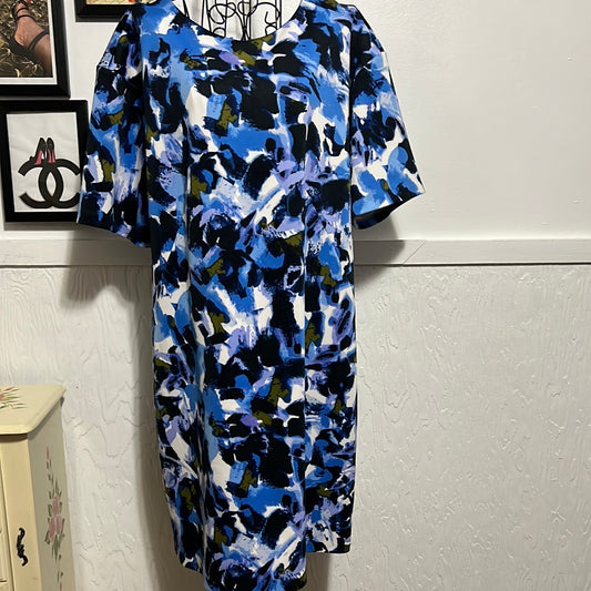 Halton Royal blue dress Sz M