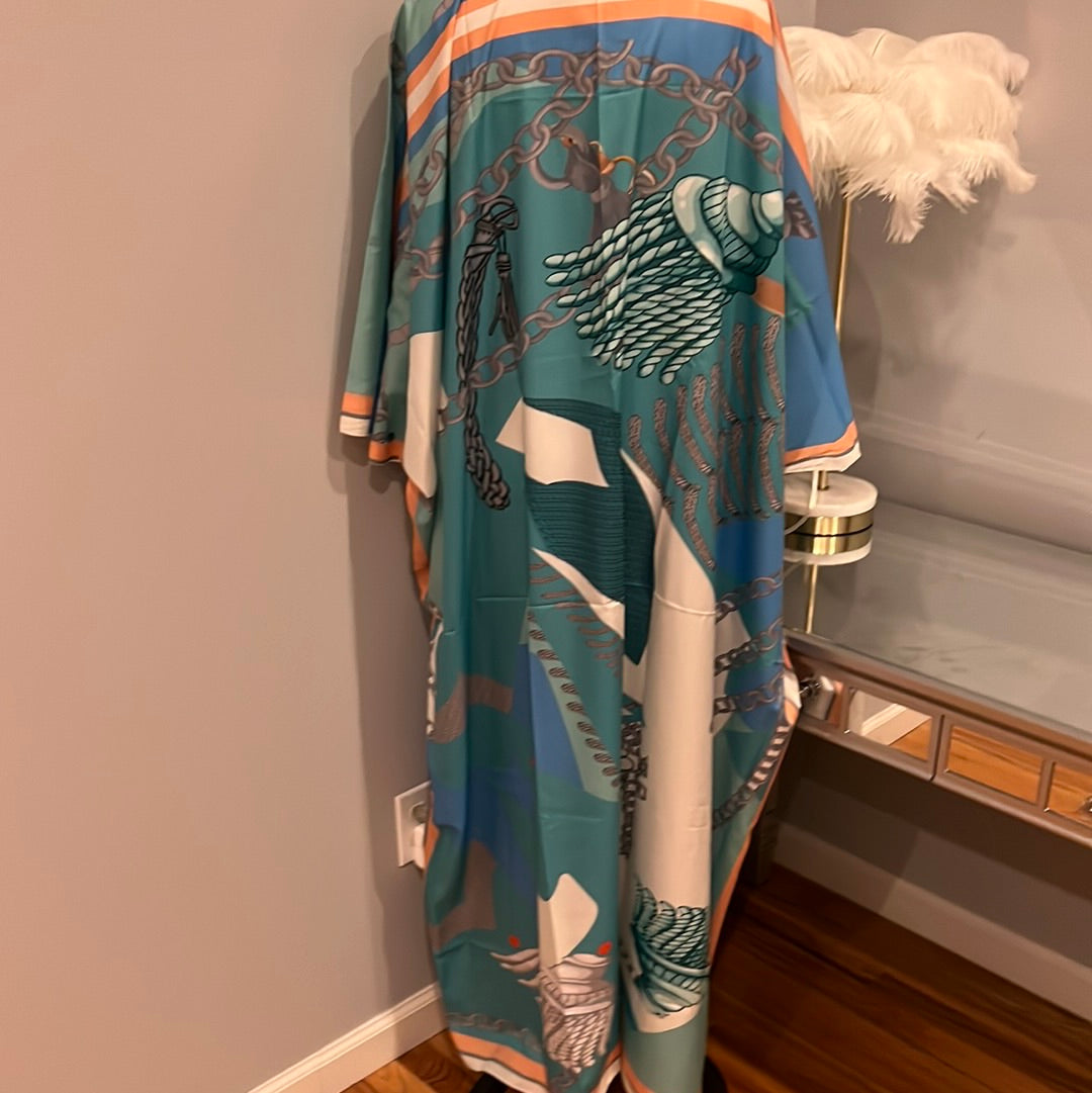 Kimono NWT Blue and Teal