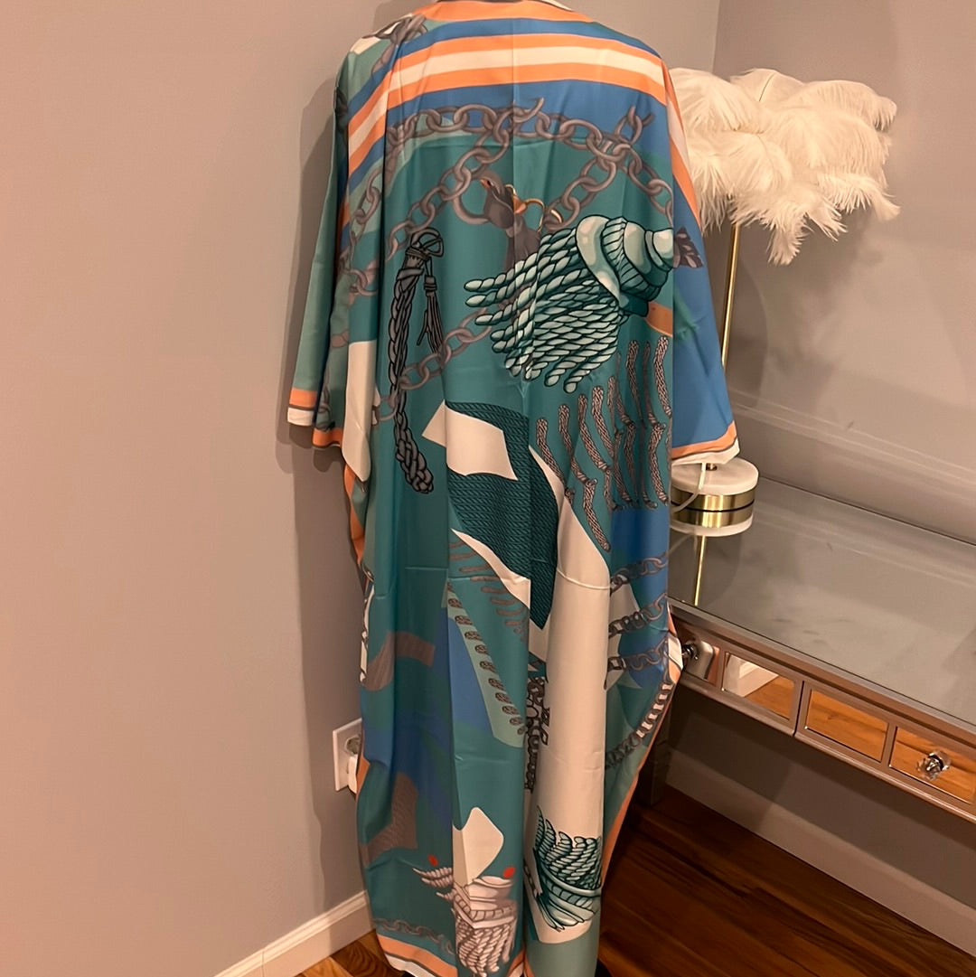 Kimono NWT Blue and Teal