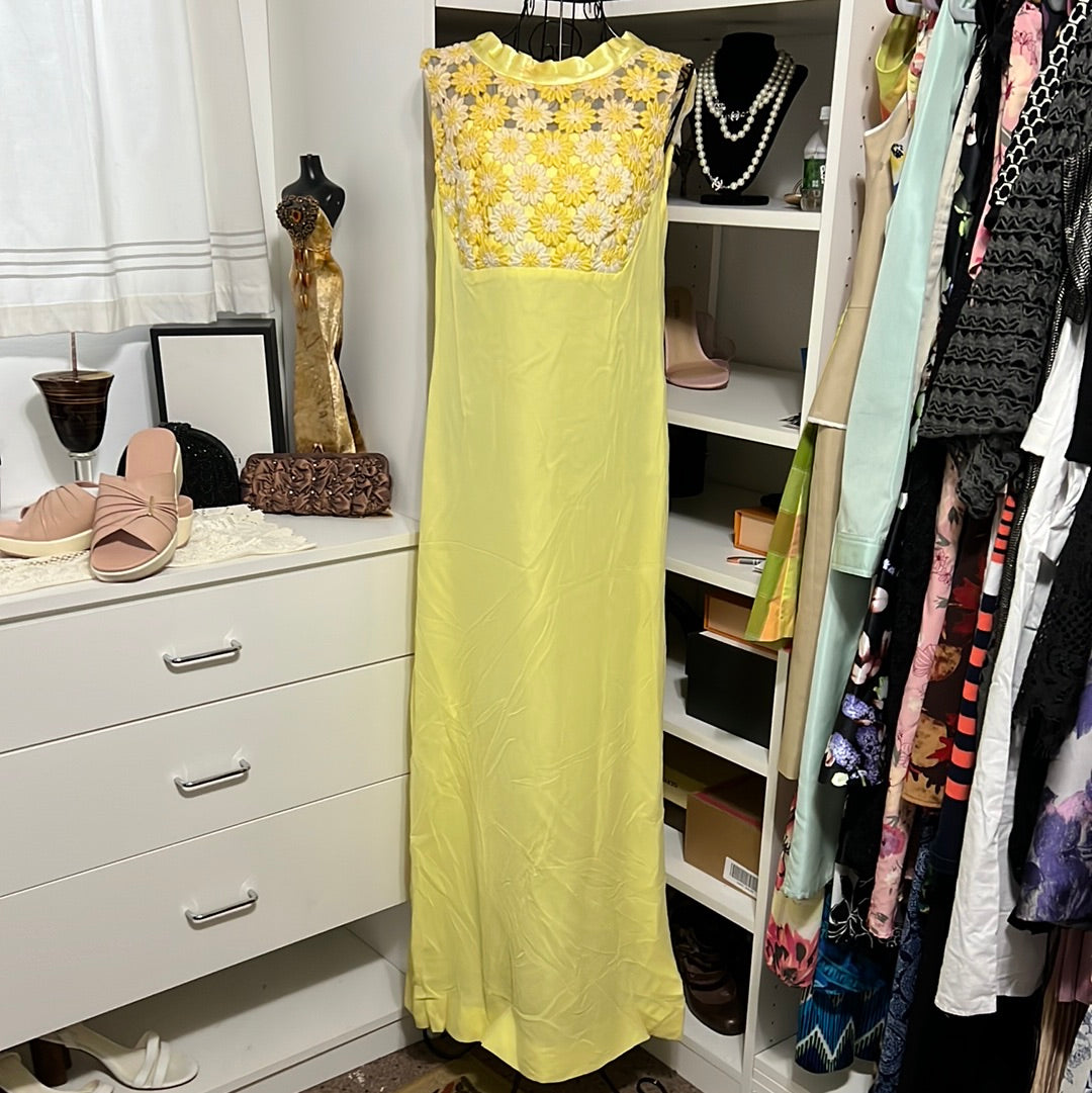 4.29 No label yellow dress Sz 6/8